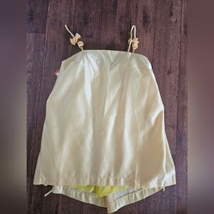 Yellow Loose Fitting Mini Dress